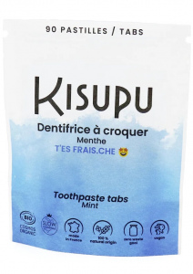 Dentifrice à croquer T'es frais.che - Bio Cosmos Organic